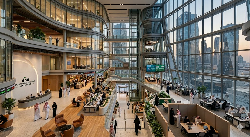 11.2.png High-prestige corporate headquarters layout inside an architectural high-rise building in King Abdullah Financial District, Riyadh.